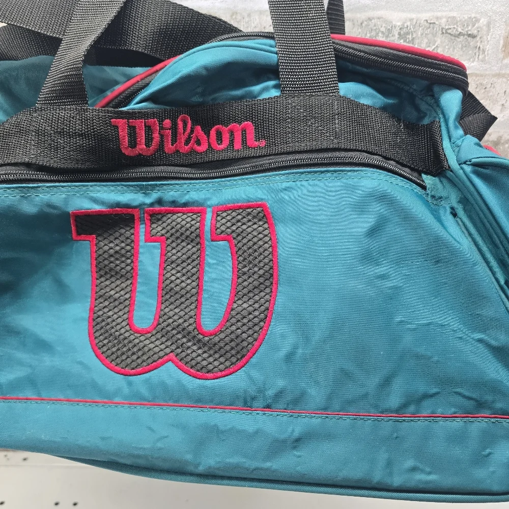 Vintage Wilson Gym Duffle Weekend Bag
